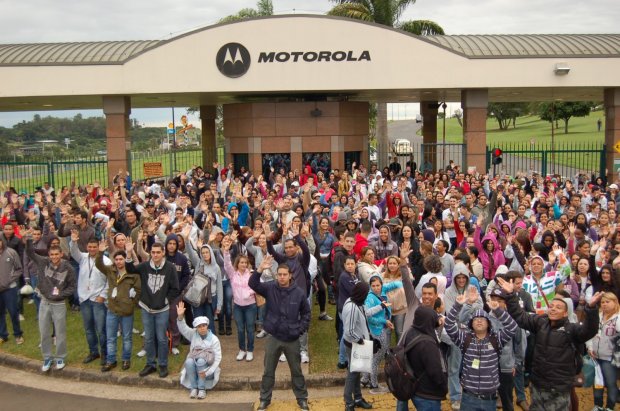 Paralisação Motorola Jaguariúna
