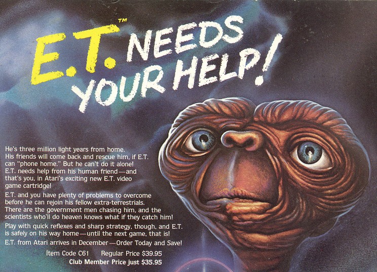 E.T atari 2600