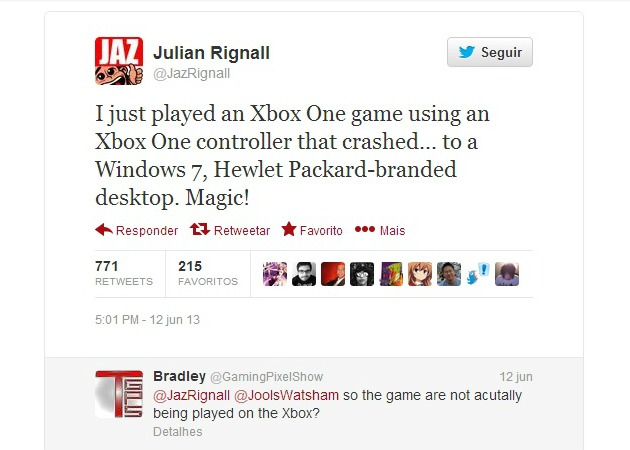 PC Xbox One tweet US Gamer