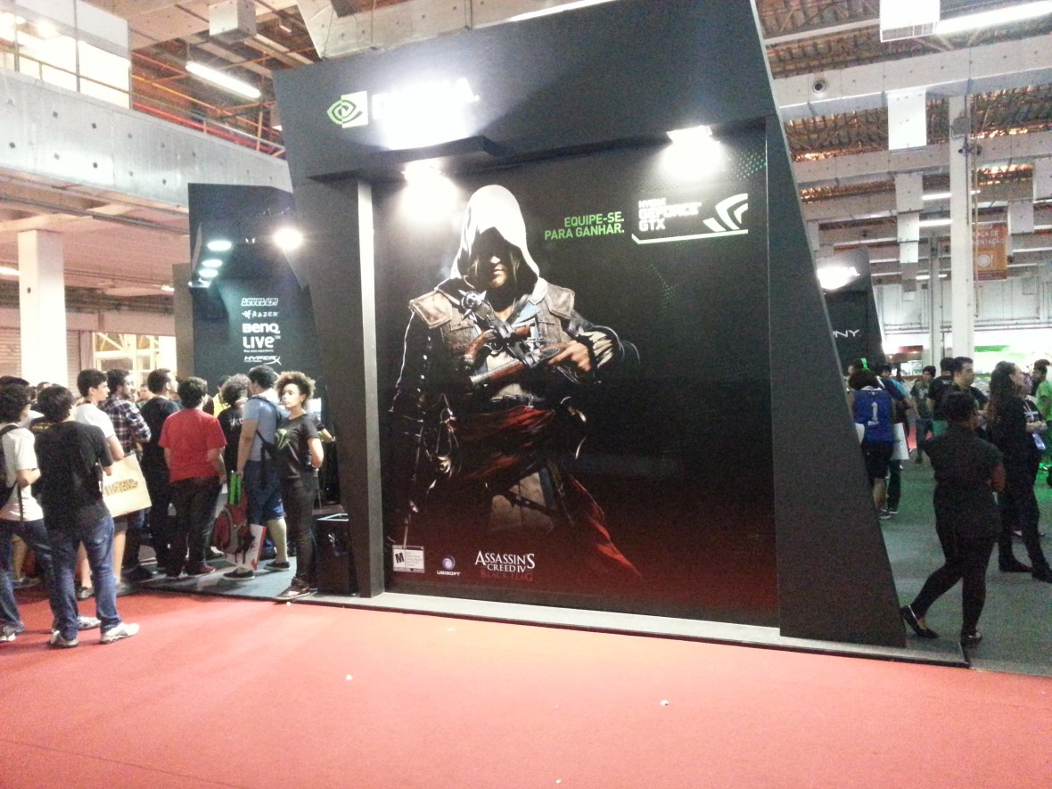 AC IV Black Flag é destaque no estande da Nvidia graças a parceria com Ubisoft