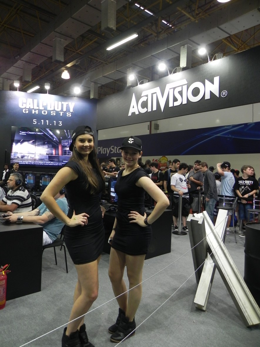 Activision Ghosts Booth Babes