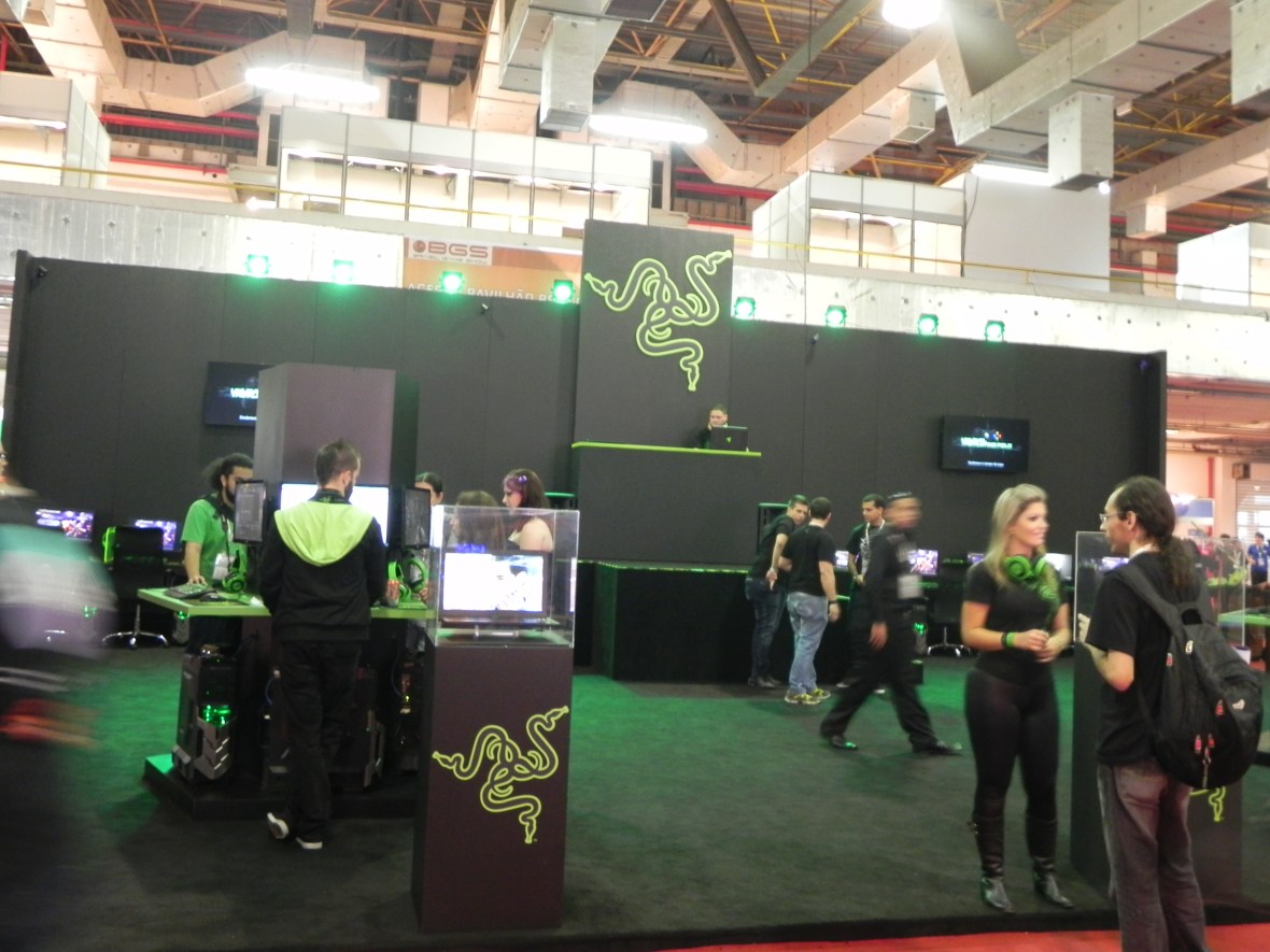 Brasil Game Show 2013 [BGS 2013] estande Razer