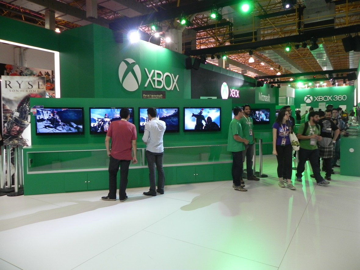 Brasil Game Show 2013 [BGS 2013] estande Xbox One