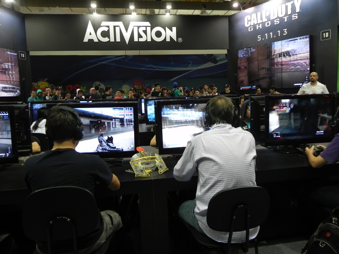 Call of Duty: Ghosts no estande da Activision
