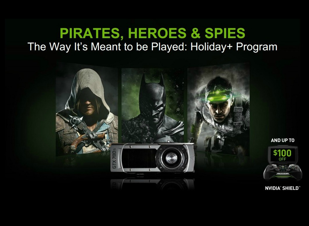 Bundle AC IV Batman Splinter Cell GTX 780 ti