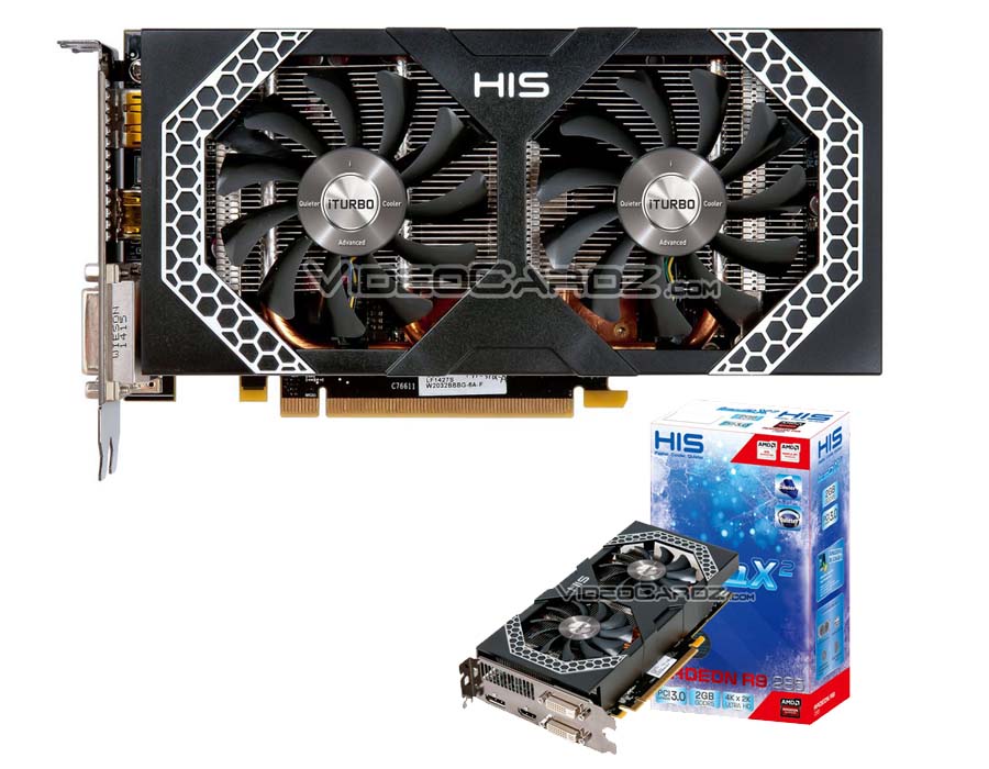 HIS-Radeon-R9-285-box-dual-fan-cooler