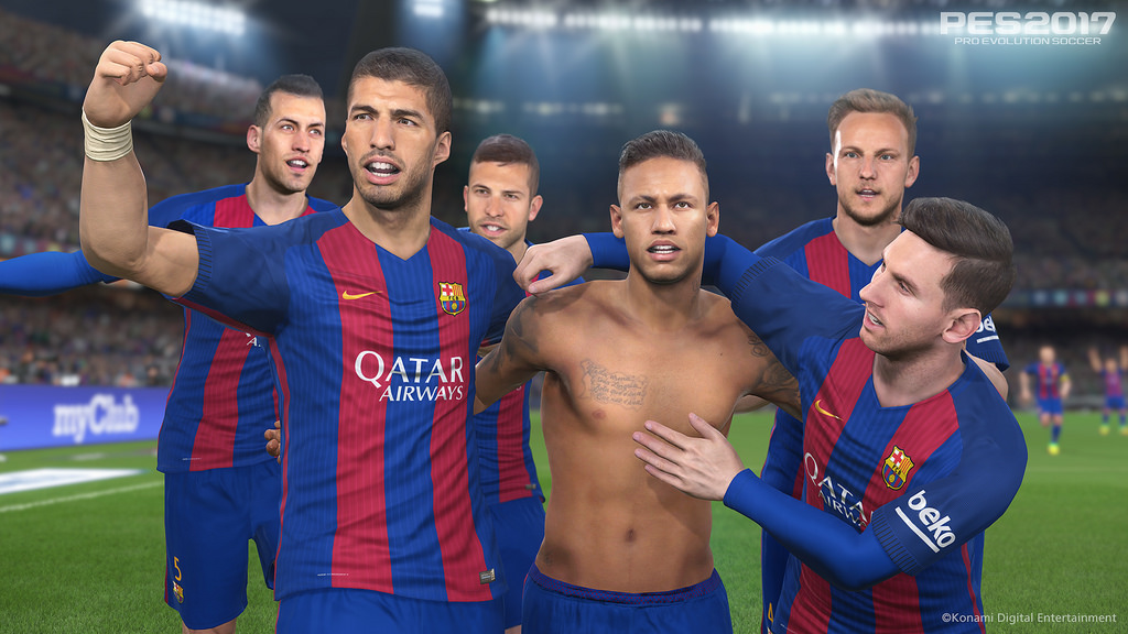 PES 2018 barcelona